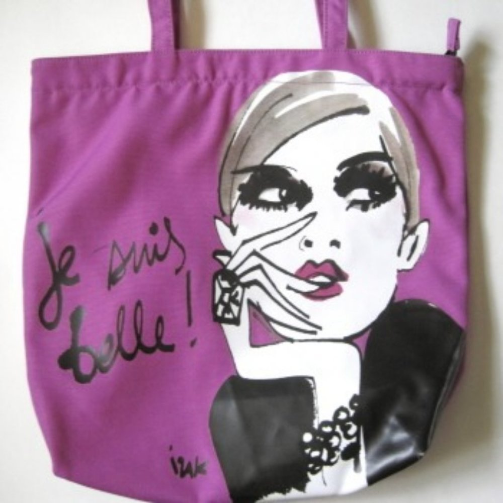 Izak Je Suis Belle Canvas Tote Bag